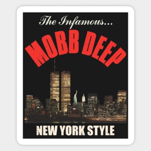 Mobb Deep 90s Hip Hop New York Skyline Magnet